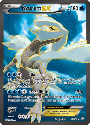 Kyurem EX (Full Art) (86/98) - XY Ancient Origins Holofoil