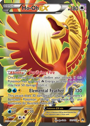 Ho-Oh EX (Full Art) (121/122) - XY BREAKpoint Holofoil