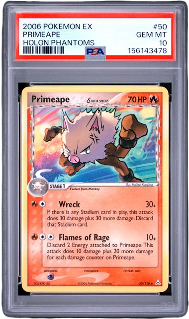 PSA 10 PRIMEAPE HOLON PHANTOMS