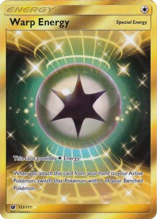 Warp Energy (Secret) (123/111) - SM Crimson Invasion Holofoil