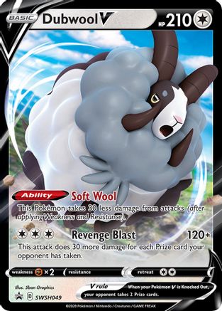 Dubwool V (SWSH049/307) - SWSH Sword & Shield Promo Cards Holofoil