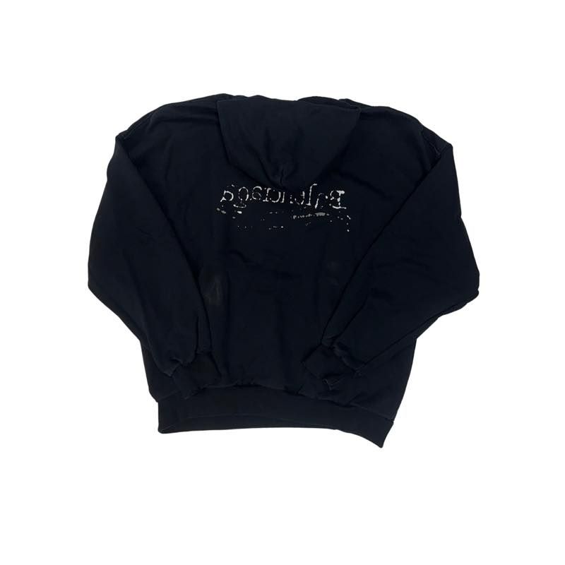 Balenciaga Hand Drawn Political Campagin Oversized Hoodie Black - Worn Once Size L