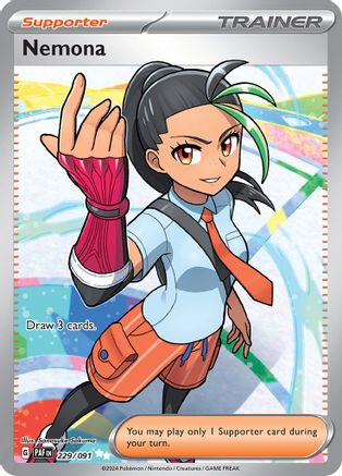 Nemona (229/091) - SV Paldean Fates Holofoil
