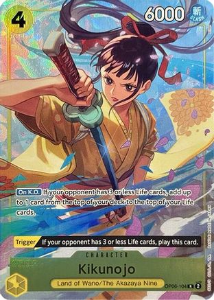 Kikunojo (Premium Card Collection -Best Selection Vol. 2-) (OP06-104) - One Piece Promotion Cards Foil