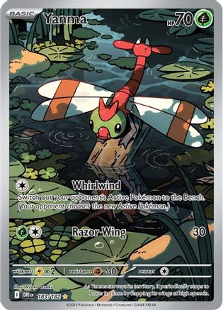 Yanma (183/182) - SV10 Destined Rivals Holofoil