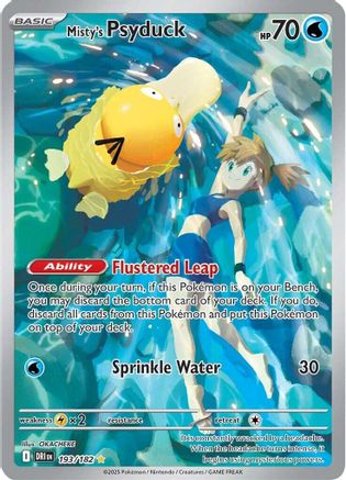 Misty's Psyduck (193/182) - SV10 Destined Rivals Holofoil