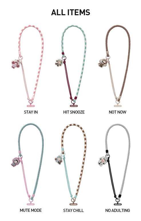 θ Skullpanda Off Mode Series Phone Lanyard Bind Box by POP MART