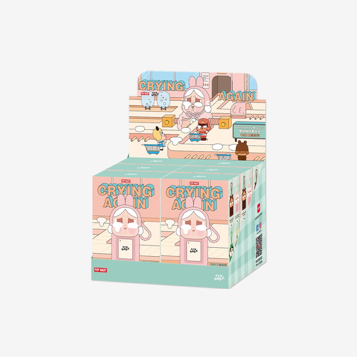 CRYBABY Card Holder Blind Box - CRYBABY Crying Again Series - POPMART