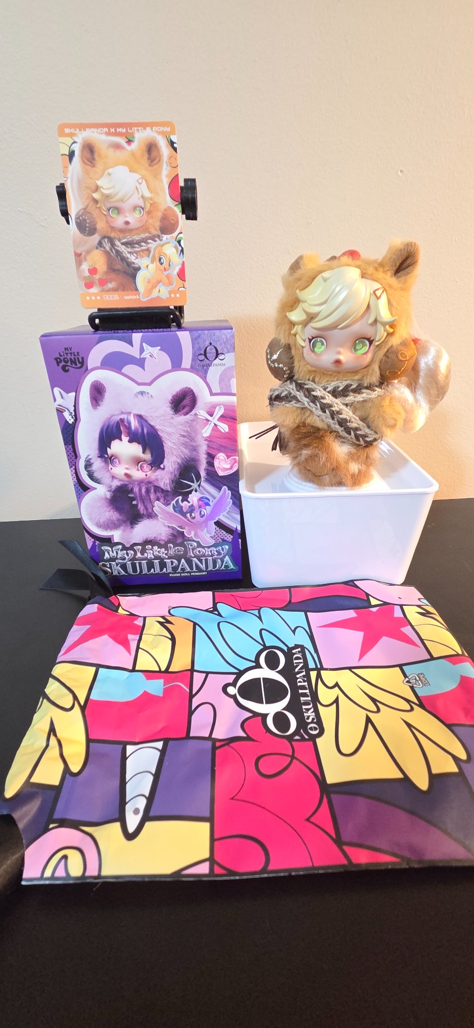 Applejack - Skullpanda Plush Doll Pendant - x My Little Pony Series - Pop Mart