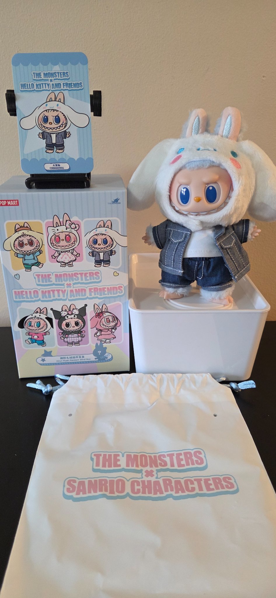 Cinnamoroll - Labubu Plush Pendant Monsters x Sanrio Series, Pop Mart