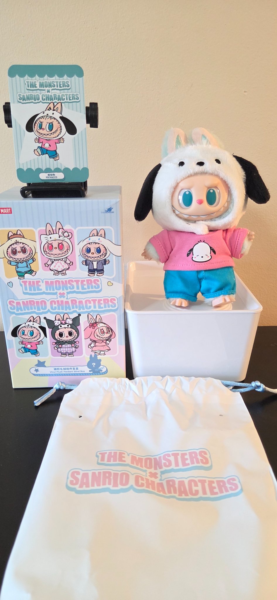 Pochacco - Labubu Plush Pendant The Monsters x Sanrio Series - Pop Mart