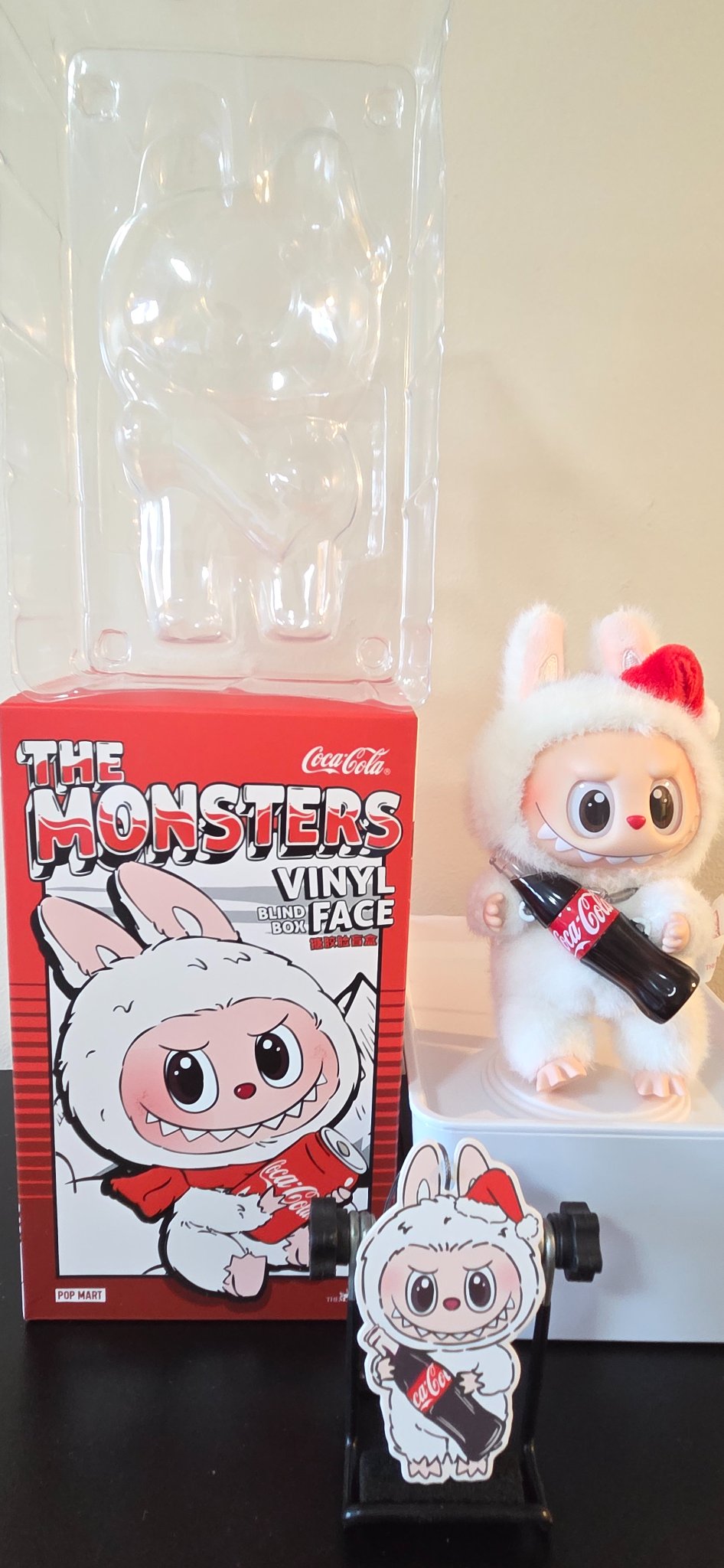 Surprise Shake - Labubu Plush Doll Pendant The Monsters Limited Edition Coca Cola Series - Pop Mart