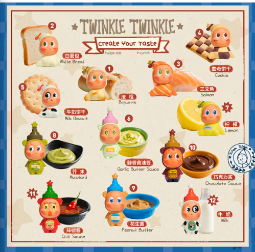 Twinkle Twinkle Create Your Taste (A) Figures Blind Box By POP MART