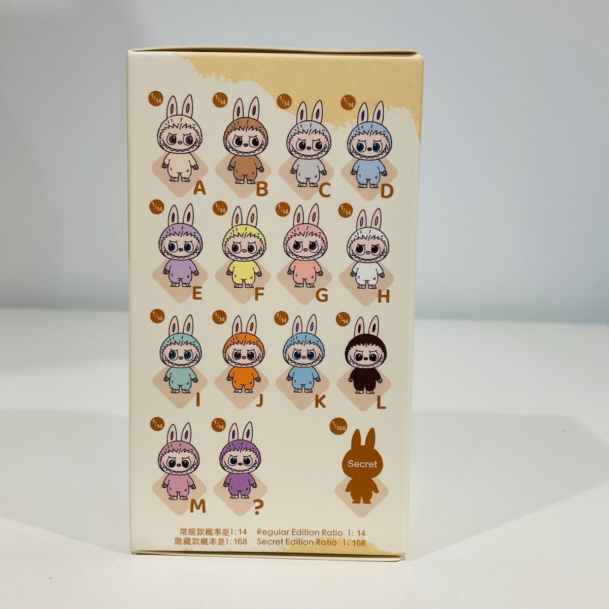 J - Labubu THE MONSTERS Pin for Love Series Vinyl Plush Pendant Box by POP MART