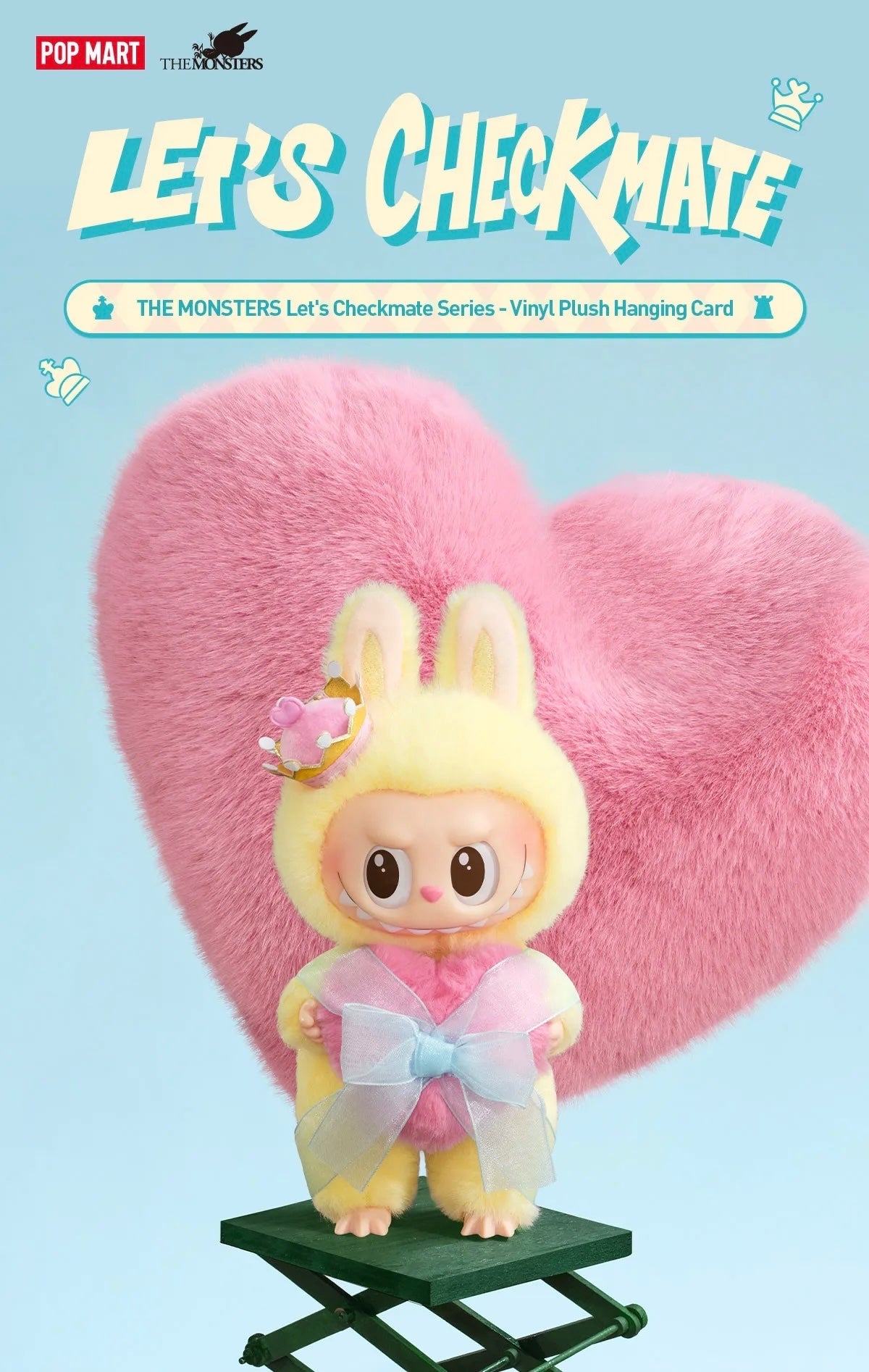 THE MONSTERS Labubu Let's Checkmate Series-Vinyl Plush Hanging Card