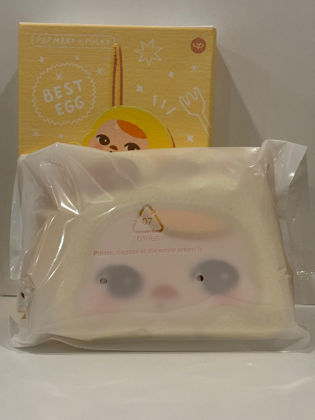 Scrambled Egg Toast - Pucky Egg Beanie Hand Towel
