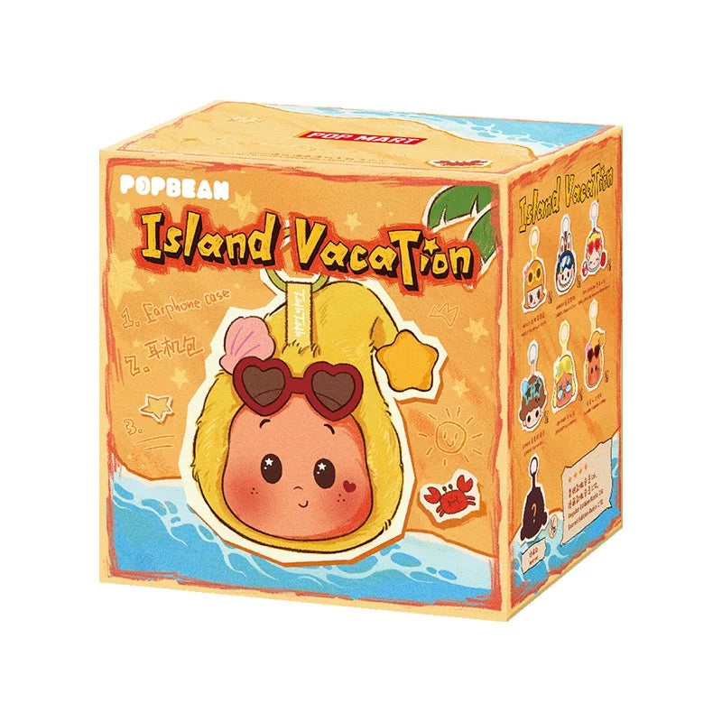 POP BEAN Island Vacation Series Earphone Case Blind Box by POP MART