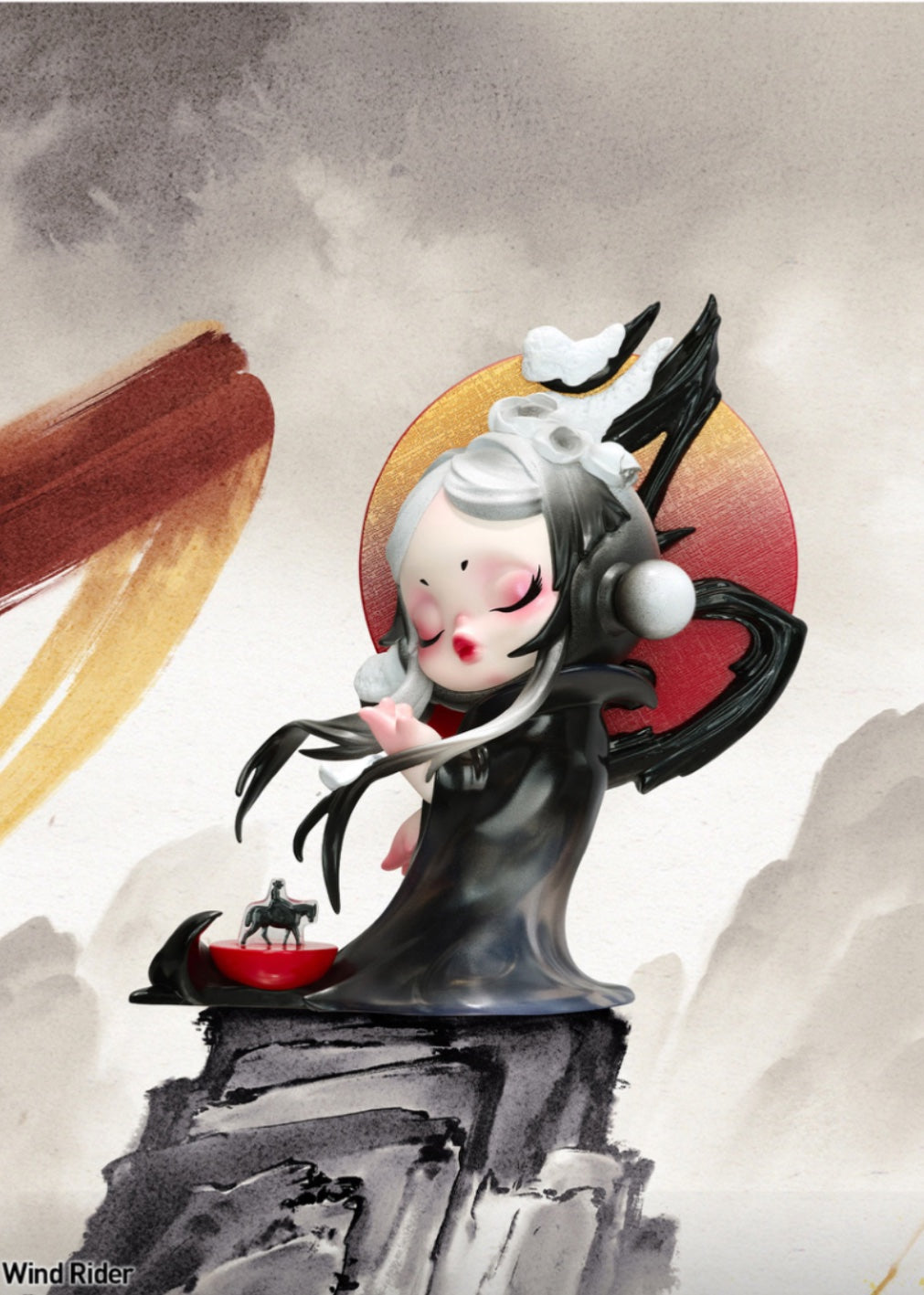 Skullpanda Wind Rider - The Golden Gallop series - Pop Mart