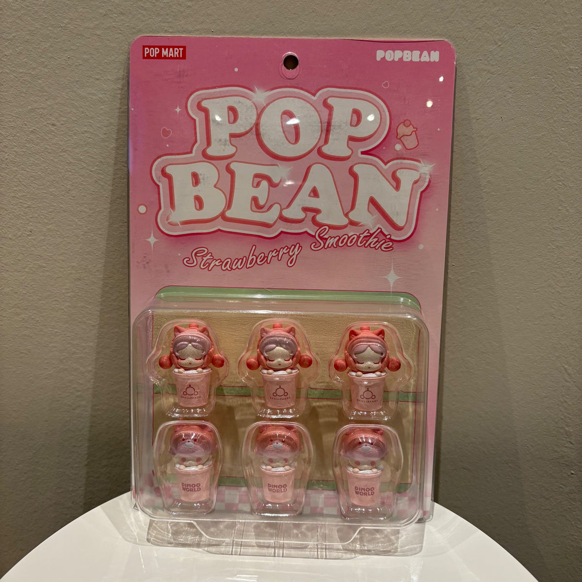 POP Bean Strawberry Shortcake (Skullpanda/Dimoo) - Taiwan Exclusive by POP MART