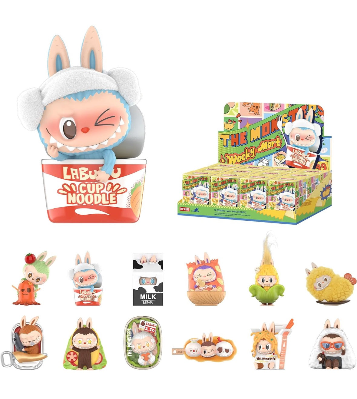 Popmart The Monsters Wacky Mart Series Blind Box