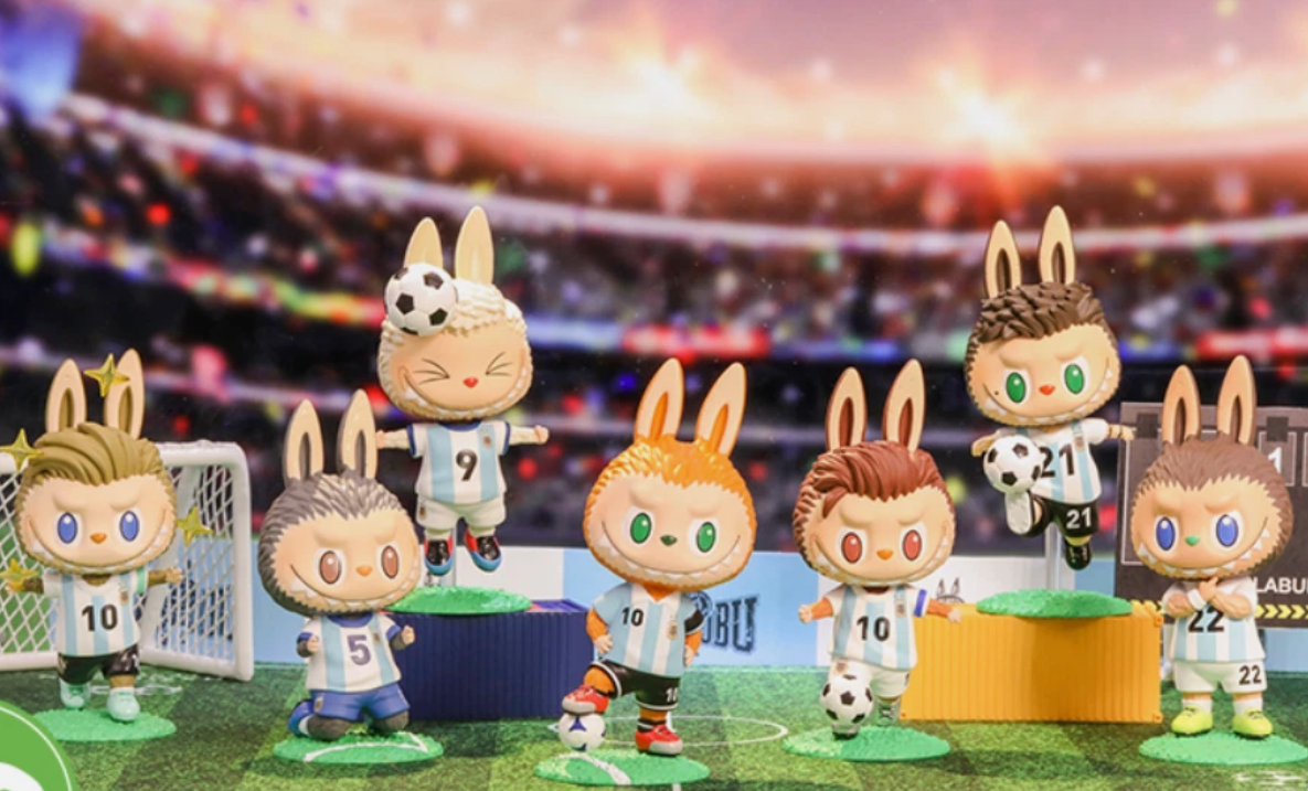 Labubu THE MONSTERS Argentina Soccer Football Team Series Single Blind Box by POP MART