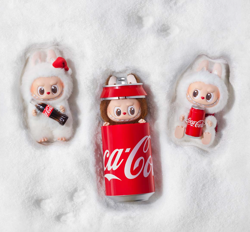 Labubu Monsters Coca Cola Plush Pendant Blind Box - POP MART