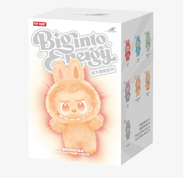 Labubu Monsters Big into Energy Plush Pendant Blind Box Series - POP MART