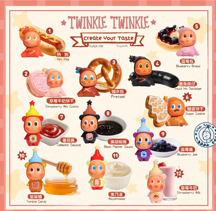 Twinkle Twinkle Create Your Taste (B) Figures Blind Box By POP MART