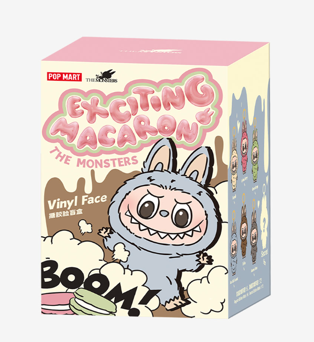 Labubu Exciting Macaron Blind Box Vinyl Face THE MONSTERS by POP MART