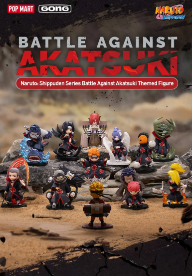 Naruto: Shippuden Battle Against Akatsuki Blind Box Themed Figure By POP MART