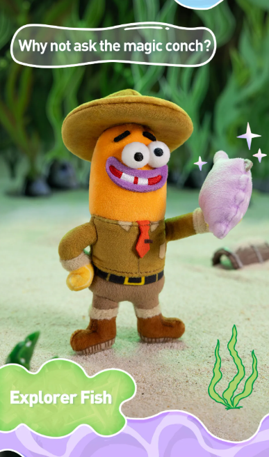 Residents of Bikini Bottom-Whimsical Blind Box Series 2 Plush by POP MART