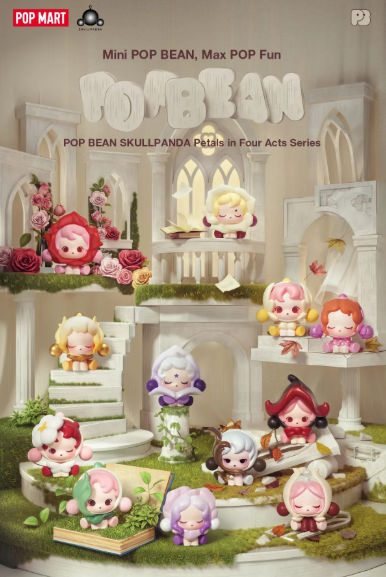 POP BEAN SKULLPANDA Petals in Four Acts Series Blind Box by POP MART