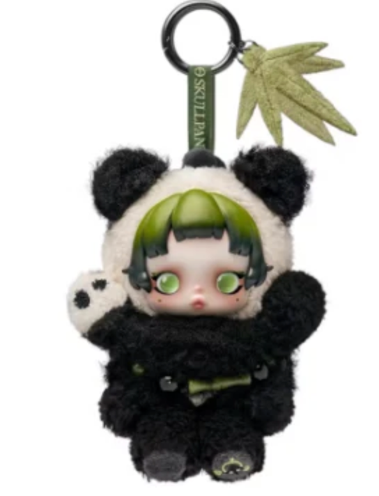 SKULLPANDA Lazy Panda Plush Doll Pendant by POP MART