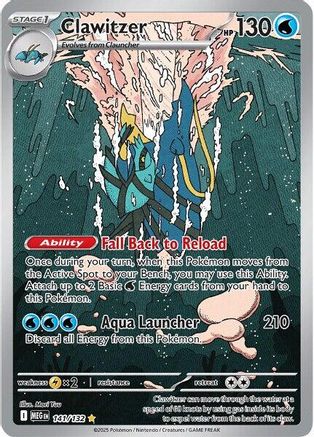 Clawitzer (141/132) - ME01 Mega Evolution Holofoil