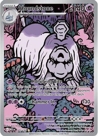Houndstone (145/132) - ME01 Mega Evolution Holofoil