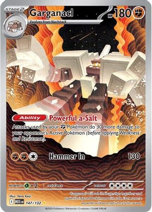 Garganacl (147/132) - ME01 Mega Evolution Holofoil