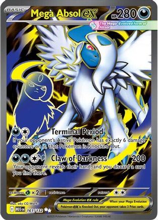 Mega Absol ex (161/132) - ME01 Mega Evolution Holofoil