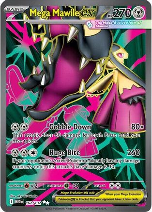 Mega Mawile ex (162/132) - ME01 Mega Evolution Holofoil