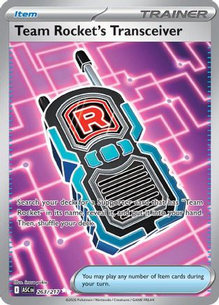 Team Rocket's Transceiver (263/217) - ME Ascended Heroes Holofoil
