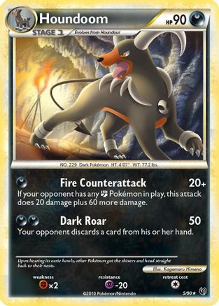 Houndoom (5/90) - Undaunted Holofoil
