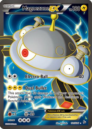 Magnezone EX (Full Art) (101/106) - XY Flashfire Holofoil