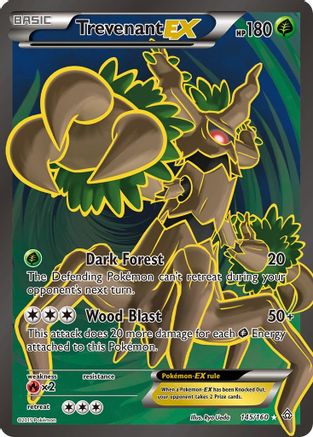 Trevenant EX (Full Art) (145/160) - XY Primal Clash Holofoil