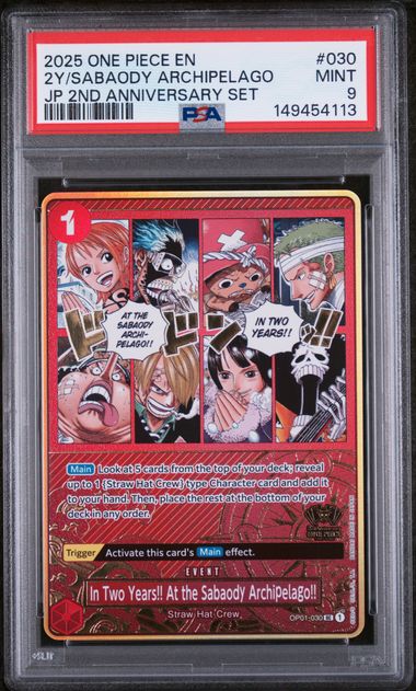 PSA 9 2Y/SABAODY ARCHIPELAGO