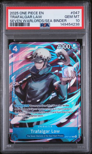 PSA 10 TRAFALGAR LAW