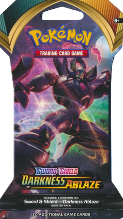 Darkness Ablaze Sleeved Booster Pack – Sword & Shield
