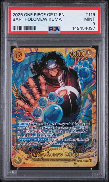 PSA 9 BARTHOLOMEW KUMA