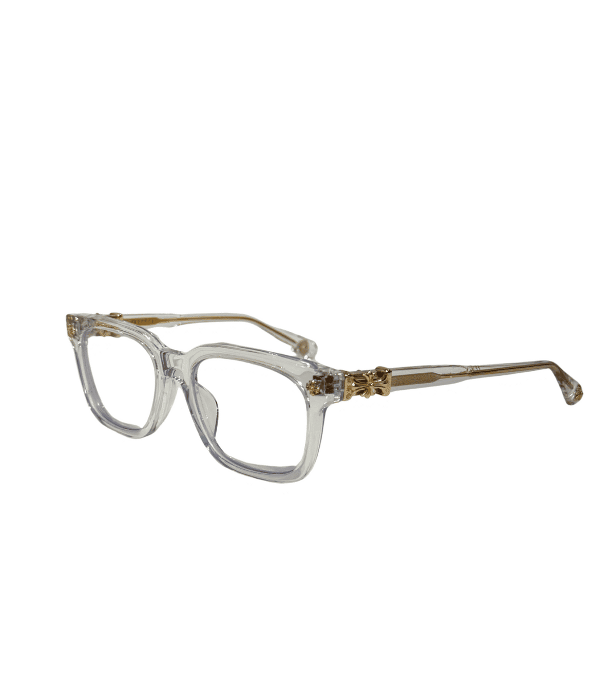 Chrome Hearts Cox Ucker Clear/Gold Glasses - Pre-Owned