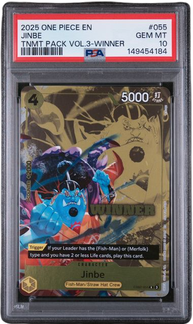 PSA 10 JINBE TNMT PACK VOL.3-WINNER