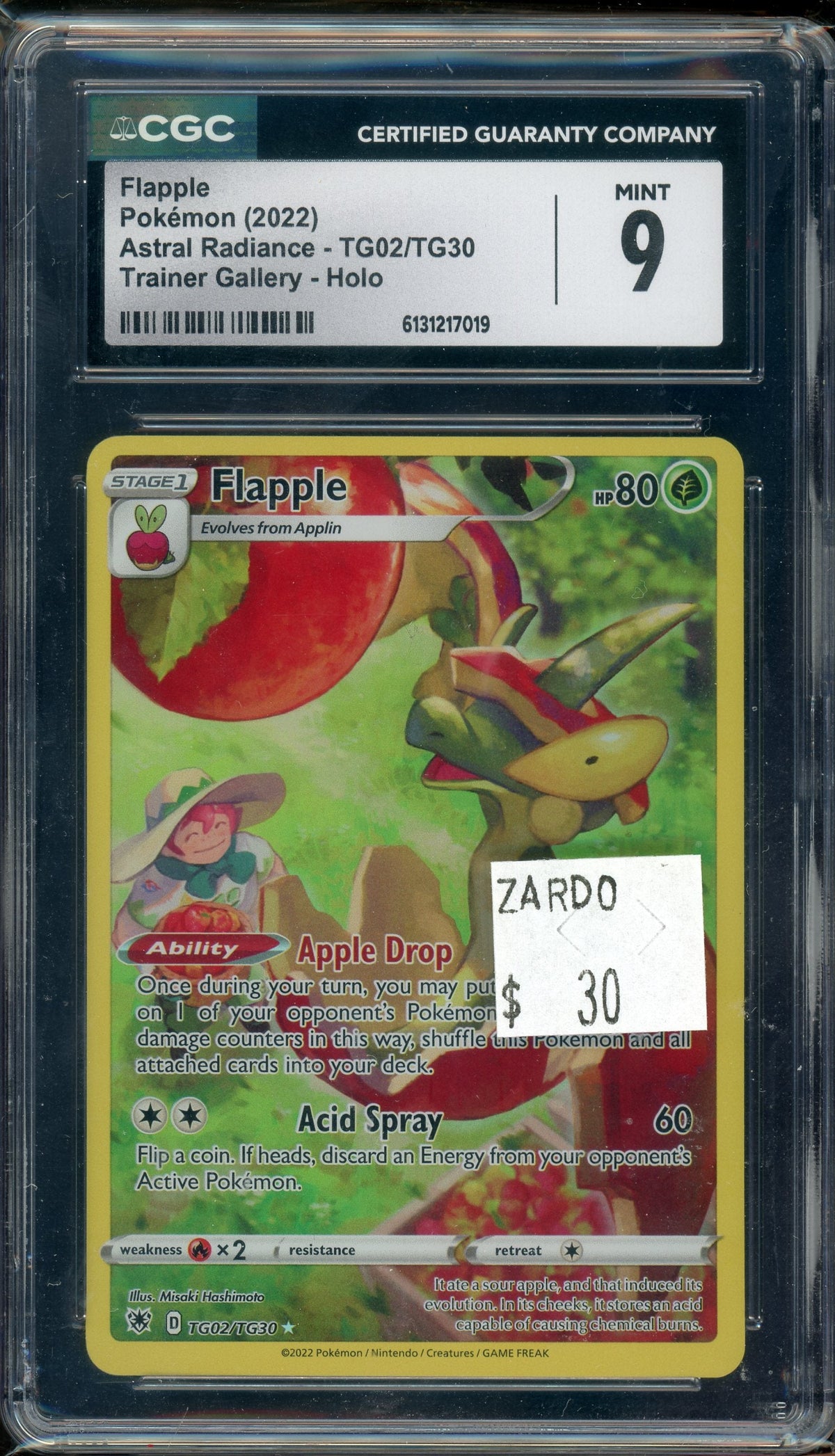 CGC 9 FLAPPLE TRAINER GALLERY