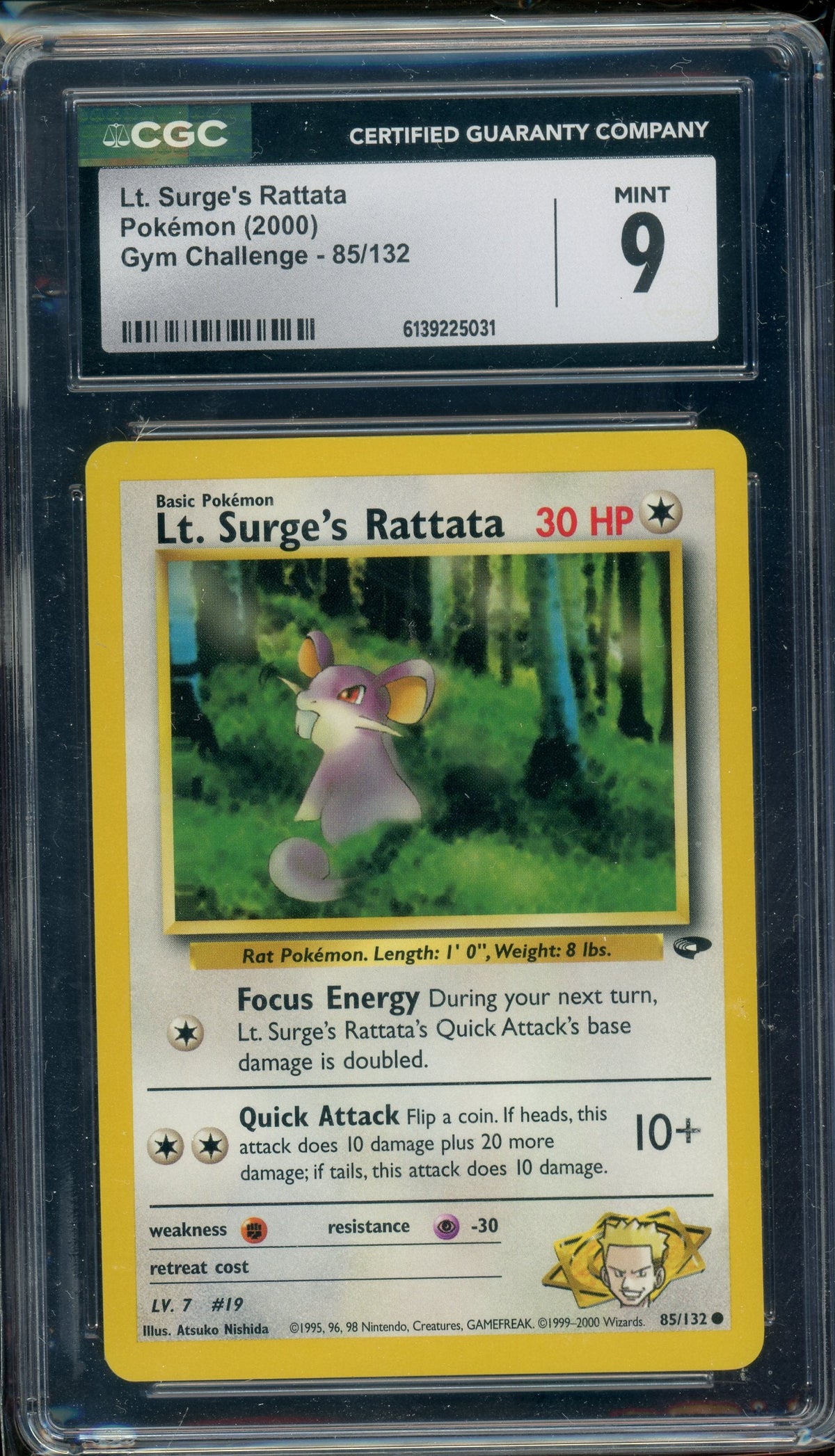 CGC 9 LT. SURGE'S RATATTA